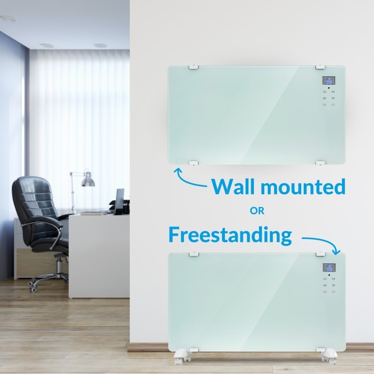 Refurbished electriQ 2000W Designer Glass Smart Heater - Wall Mountable - Image 9