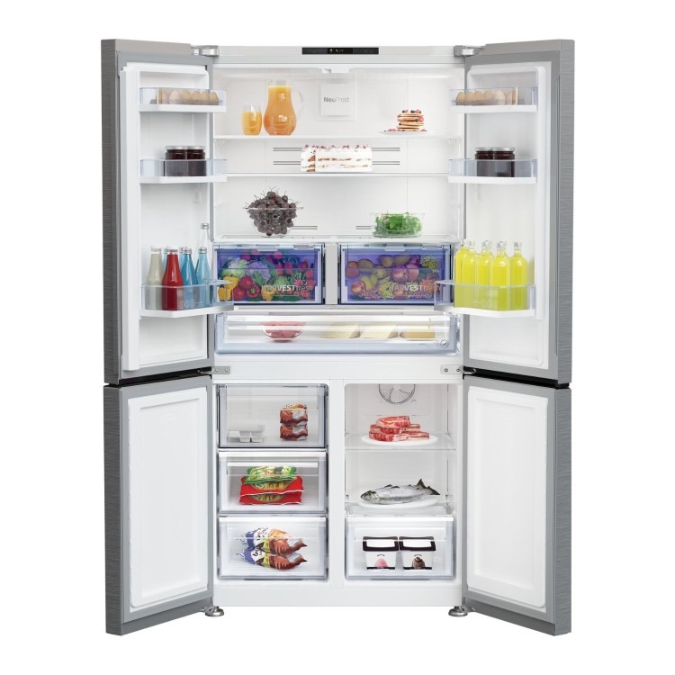 Beko 572 Litre Four Door American Fridge Freezer - Stainless Steel - Image 5