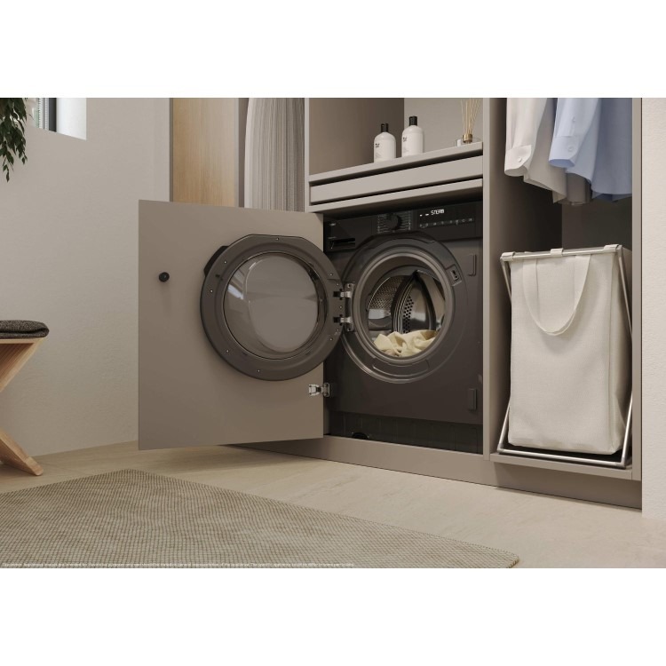 Haier Series 6 9kg 1600rpm Integrated Washing Machine - Graphite - Image 2