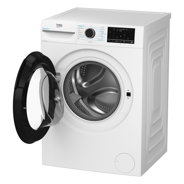 Beko IronFast RecycledTub® 8kg 1400rpm Washing Machine - White - Image 6