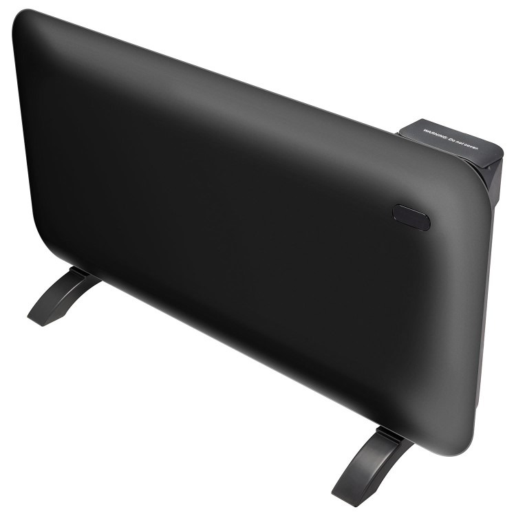 electriQ 2000W Smart Electric Designer Metal Panel Heater - Wall Mountable & Bathroom Safe - Black - Image 5