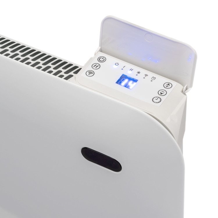 electriQ 2000W Smart Electric Designer Panel Heater - Wall Mountable & Bathroom Safe - White - Image 5