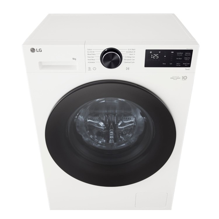 LG Series 3 Counter-Depth MAX™ 9kg 1200rpm Washing Machine - White - Image 5