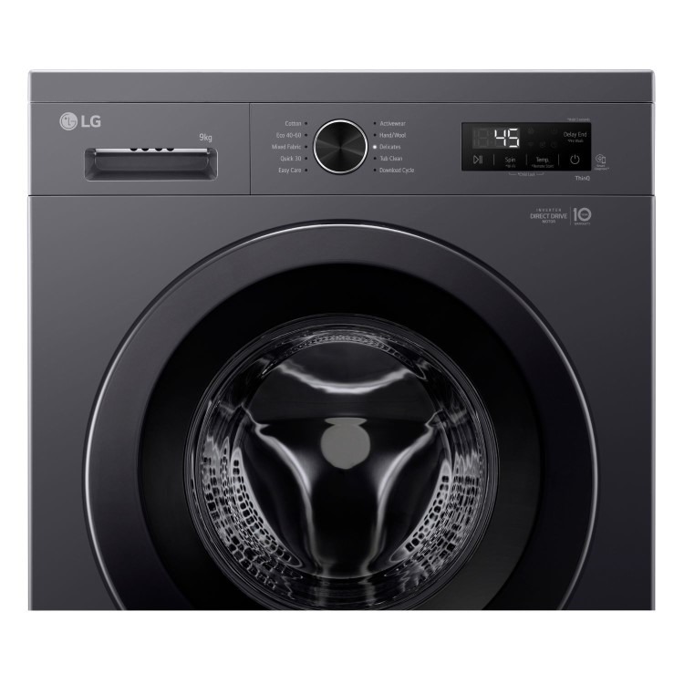 LG X10 Series 9kg 1400rpm Washing Machine - Graphite - Image 5