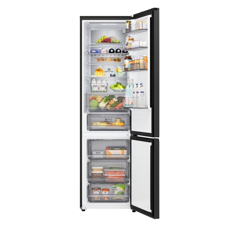 LG NatureFRESH 375 Litre 60/40 Fridge Freezer - Black - Image 6