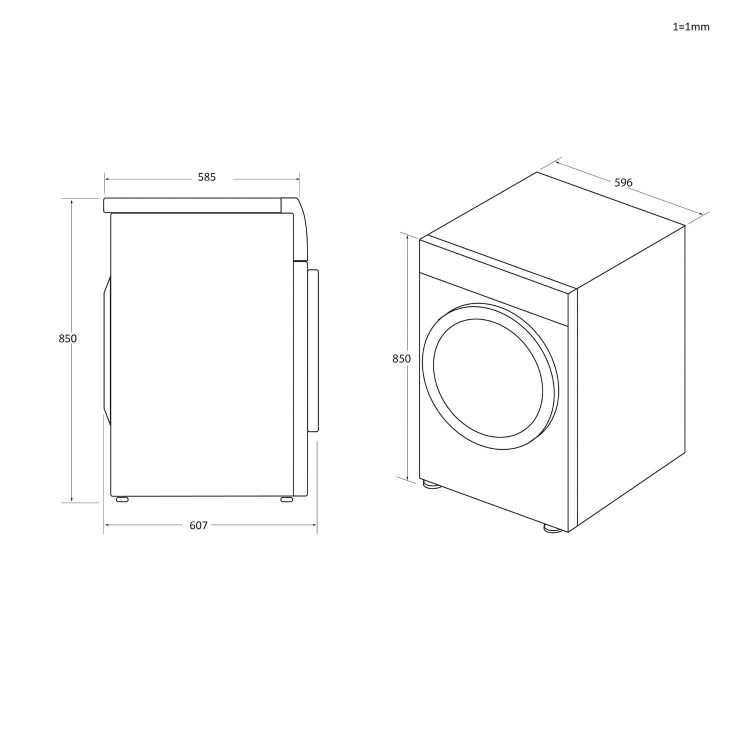 Hoover H-Dry 300 Lite 10kg Condenser Tumble Dryer - White - Image 6