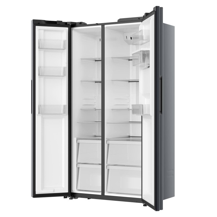Hoover 523 Litre Side-by-Side American Fridge Freezer - Inox - Image 5