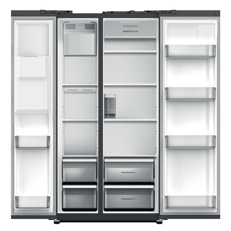 Hoover 556 Litre Side-by-Side American Fridge Freezer - Inox - Image 5