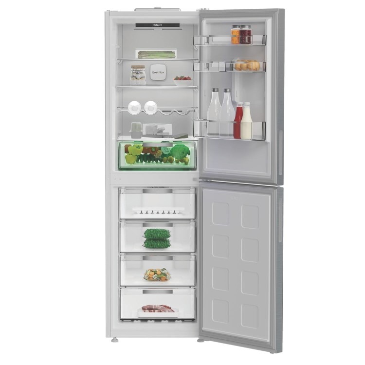 Hotpoint 317 Litre 50/50 Freestanding Fridge Freezer with VitalCare - Silver - Image 10