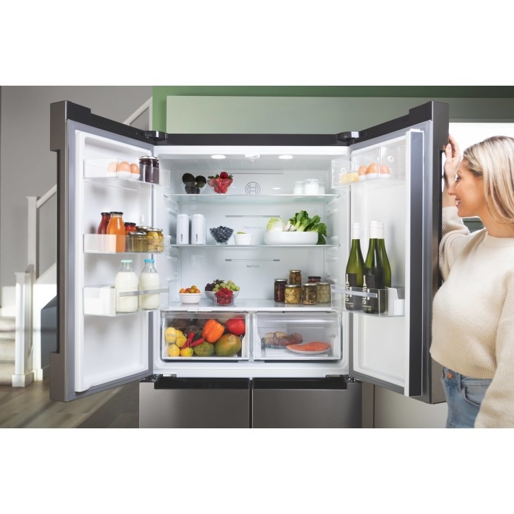 Refurbished Bosch Series 4 KFN96VPEAG 605 Litre Frost Free American Fridge Freezer Stainless Steel - Image 5