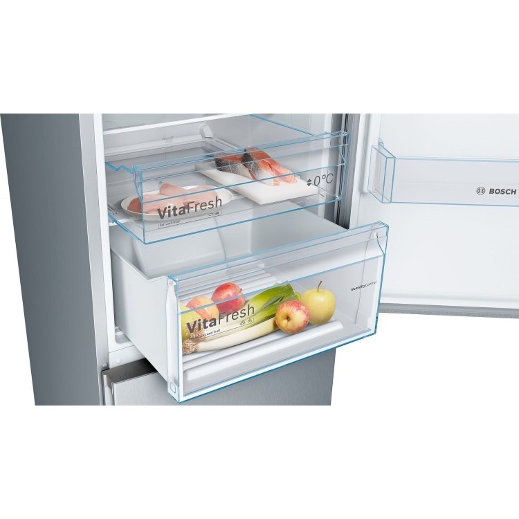 Bosch Series 4 366 Litre 70/30 Freestanding Fridge Freezer - Stainless Steel - Image 6