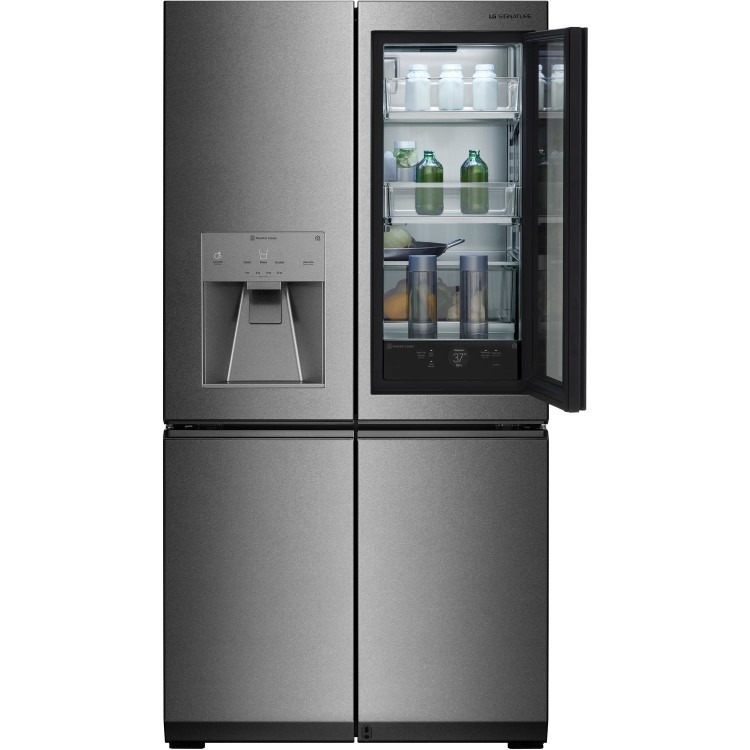Refurbished LG LSR100 Freestanding 643 Litre 60/40 Frost Free American Fridge Freezer Stainless Steel - Image 6