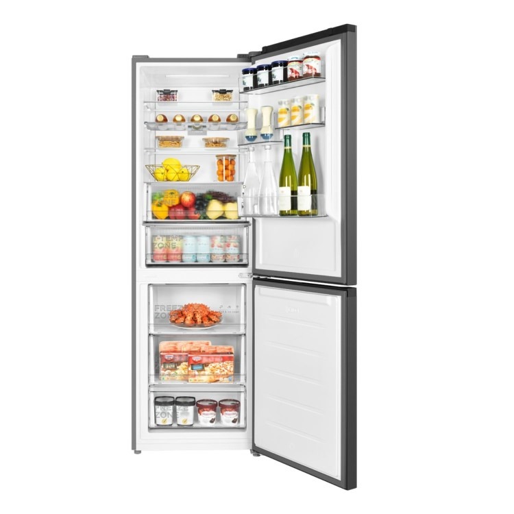 TCL 340 Litre 60/40 Freestanding Fridge Freezer - Silver - Image 6