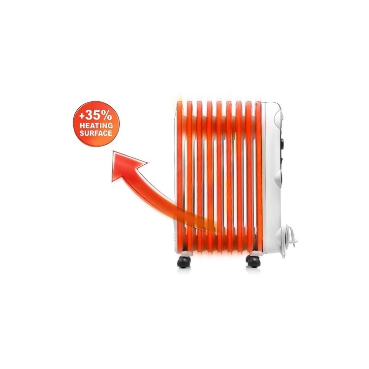 Refurbished DeLonghi Radia-S 2kW Oil Filled Radiator with Thermostat - Image 5