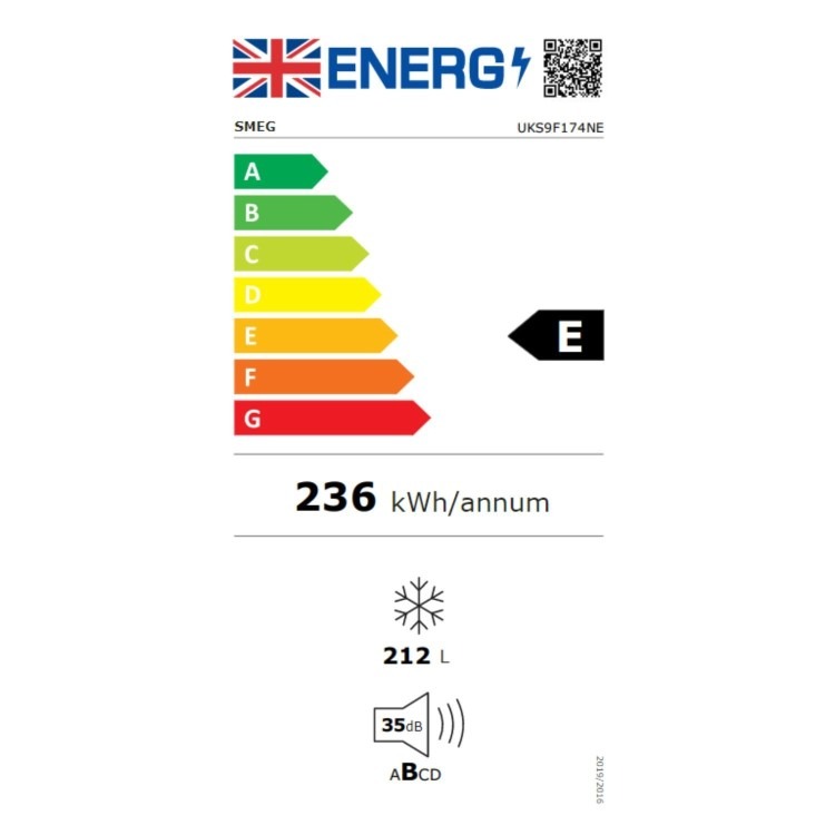 Smeg 212 Litre Integrated In-column Freezer - Image 5