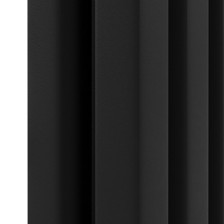 Ravello Midnight Black Vertical Square Designer Radiator 1800x450mm Double Panel 5357 BTU - Image 5