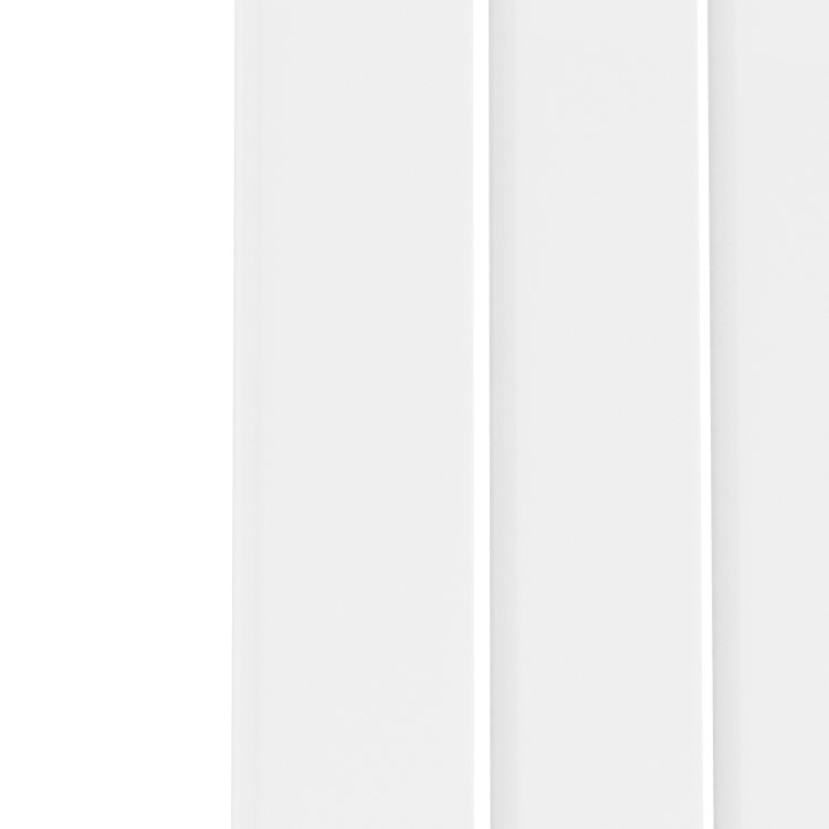 Riace White Vertical Flat Designer Radiator 1600x544mm Single Panel 3256 BTU - Image 4