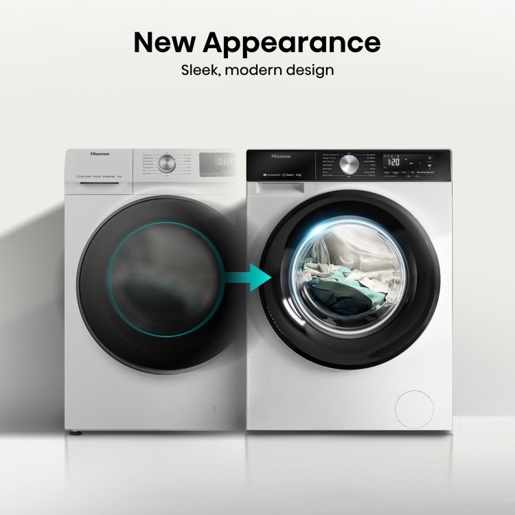 Hisense 3S Series 12kg 1400rpm Washing Machine - White - Image 5