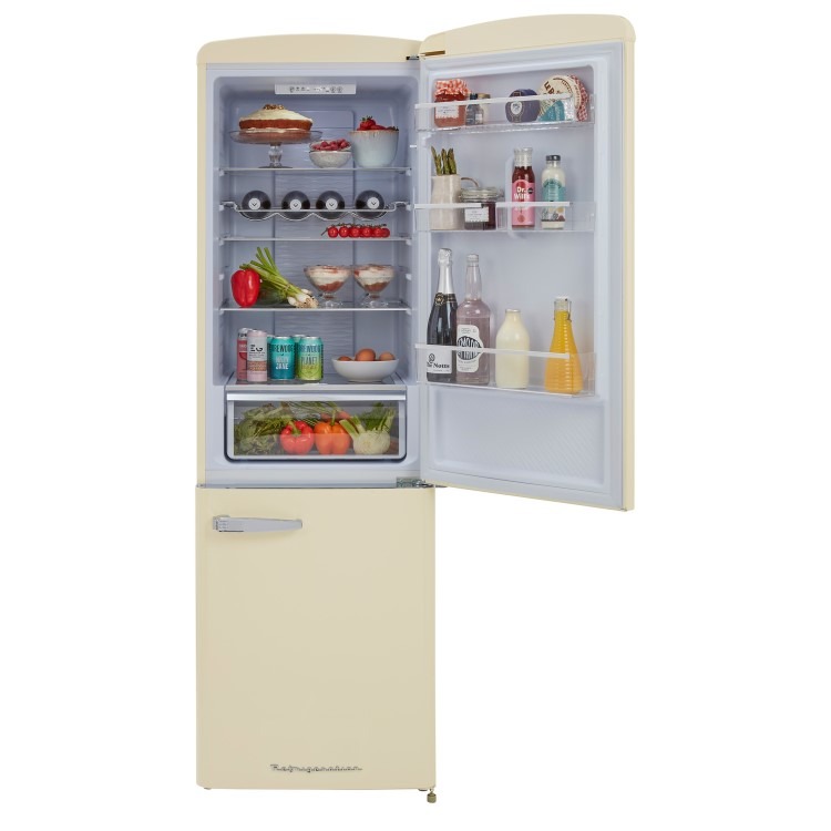 CDA 330 Litre 60/40 Retro Freestanding Fridge Freezer - Florence Barley - Image 6