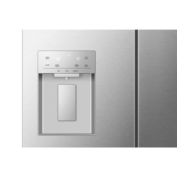 Hisense 634 Litre French Style American Fridge Freezer - Stainless Steel - Image 6