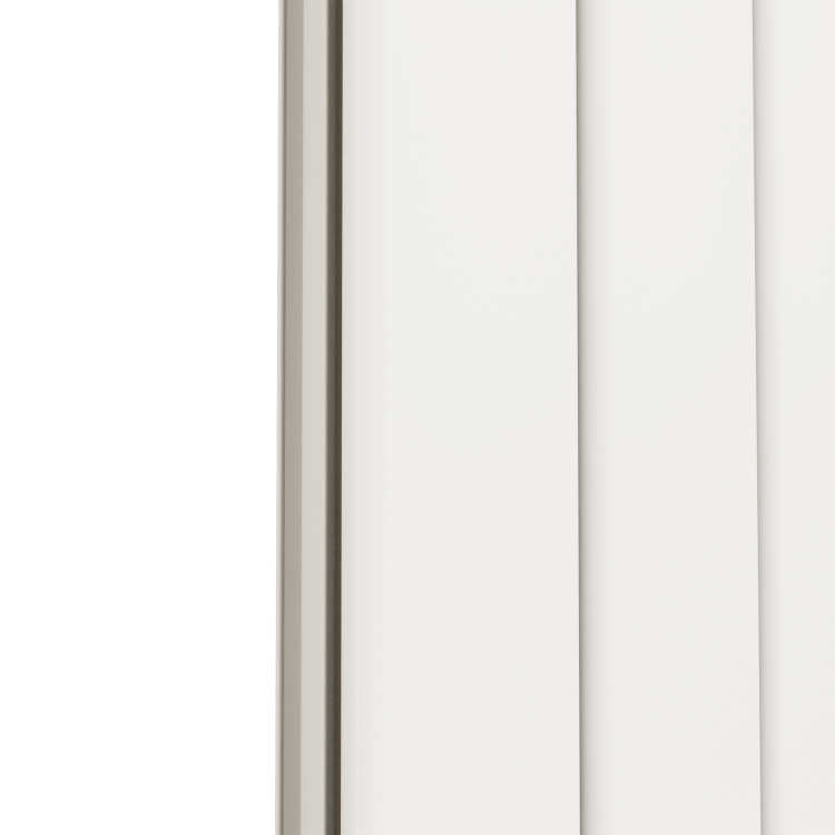 Eco Eleganza White Vertical Flat Designer Aluminium Radiator 1600x300mm Single Panel 2036 BTU - Image 6