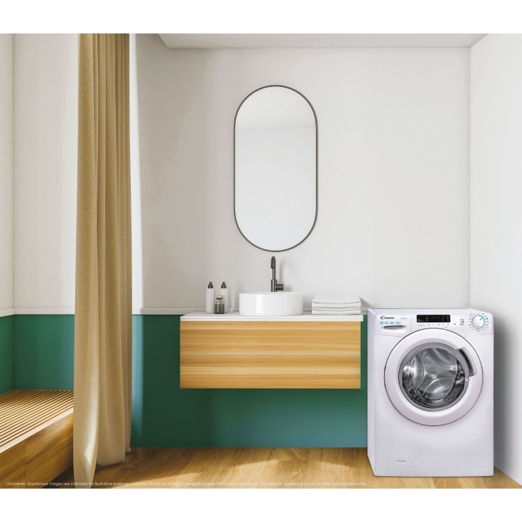 Candy Smart 9kg 1400rpm Washing Machine - White - Image 4