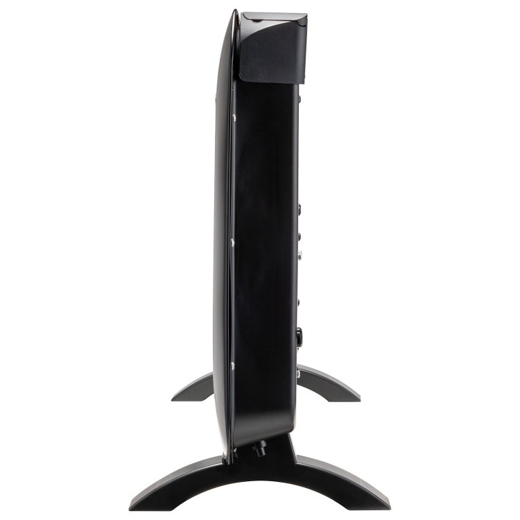 electriQ 2000W Smart Electric Designer Metal Panel Heater - Wall Mountable & Bathroom Safe - Black - Image 7