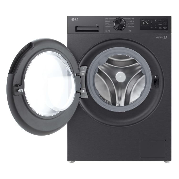 LG VX50 Series 9kg 1200rpm Washing Machine - AI Direct Drive Black - Image 5
