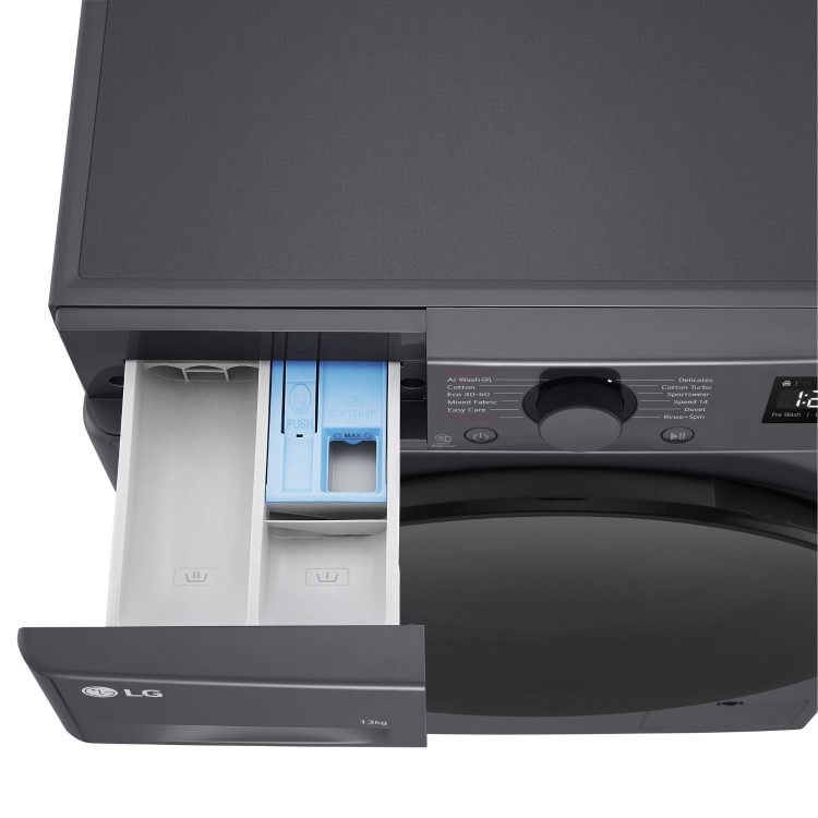 LG Series 4 AI Direct Drive 13kg 1400rpm Washing Machine - Graphite - Image 6