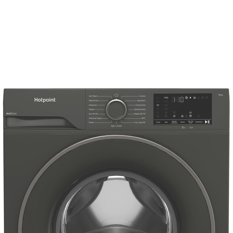 Hotpoint AntiStain 10kg 1400rpm Washing Machine - Graphite - Image 6
