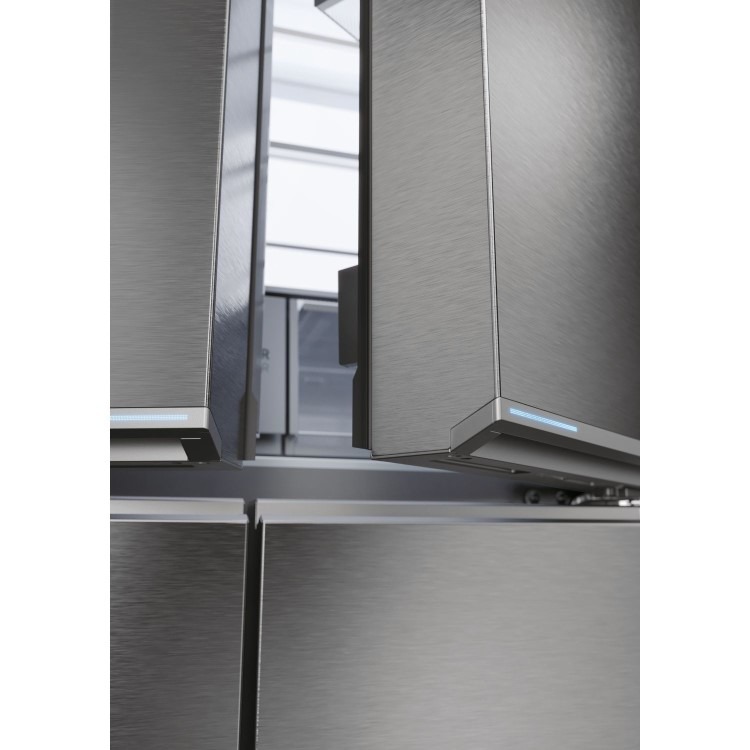 Haier Series 7 601 Litre Four Door American Fridge Freezer - Stainless steel - Image 8
