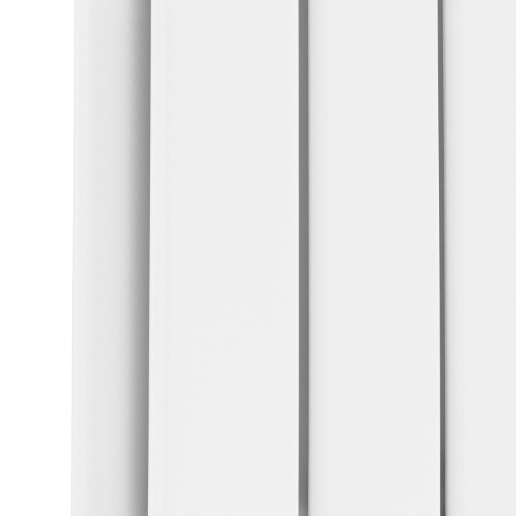 Riace White Horizontal Flat Designer Radiator 600x1020mm Double Panel 3856 BTU - Image 5