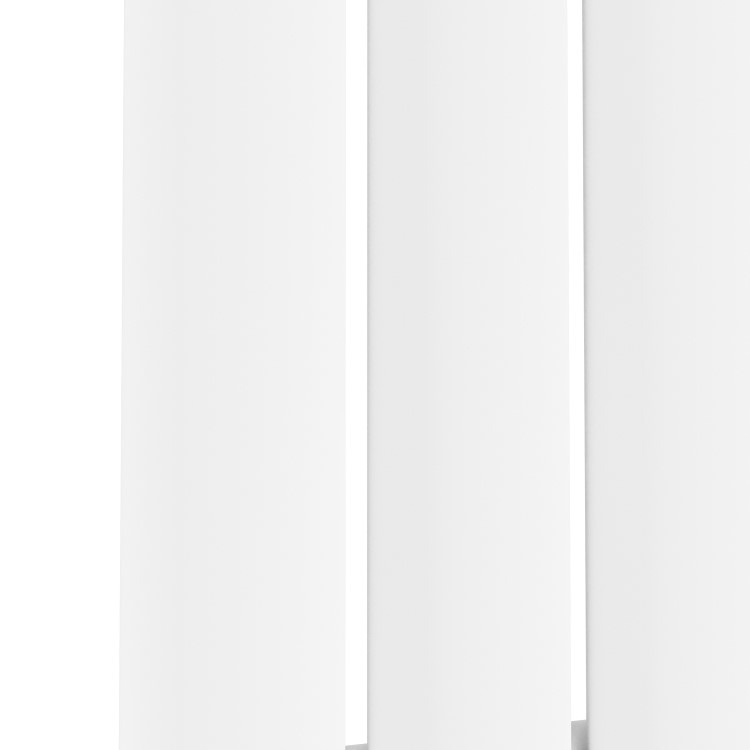 Sorrento White Horizontal Oval Designer Radiator 600x1416mm Single Panel 3783 BTU - Image 5