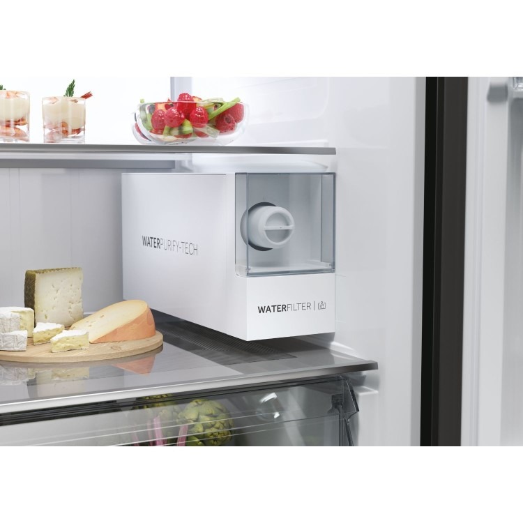 Haier Series 7 601 Litre Side-by-Side American Fridge Freezer - Black - Image 6