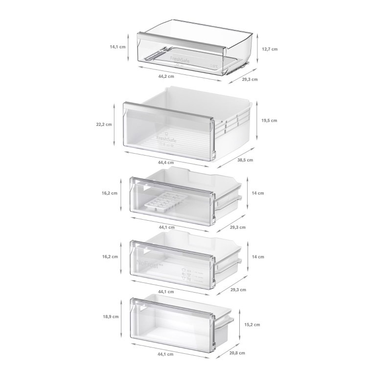 Neff N50 290 Litre 60/40 Integrated Fridge Freezer - Image 6