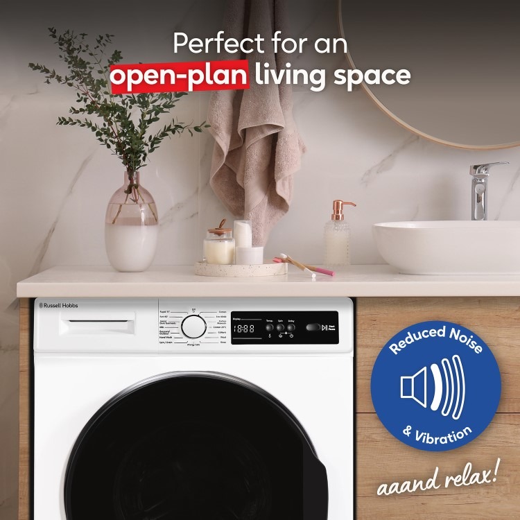 Russell Hobbs 11 Series 8kg 1400rpm Washing Machine - White - Image 6