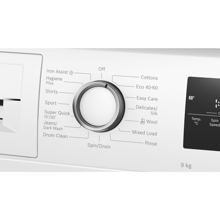 Bosch Series 4 9kg 1400rpm Washing Machine - White - Image 7