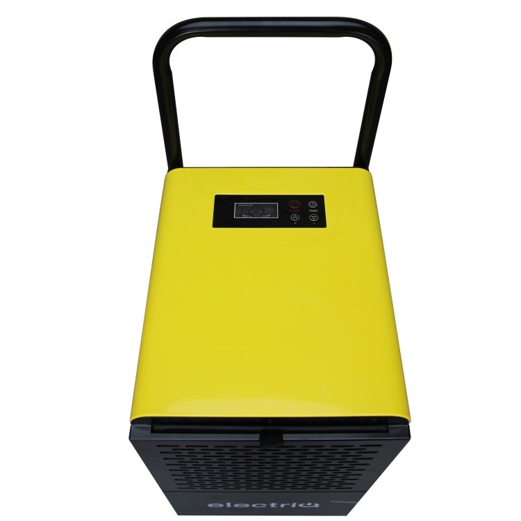 electriQ 50L Industrial Portable Dehumidifier with Metal Body & Large Wheels - Image 7