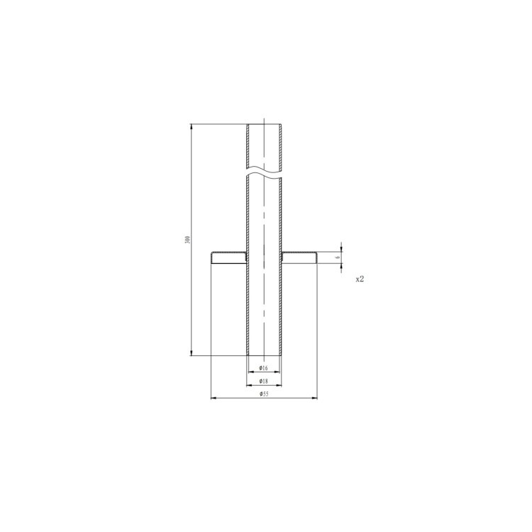Chrome Towel Radiator 600 x 400mm with Pipe Kit and Straight Valves - Sahara - Image 7