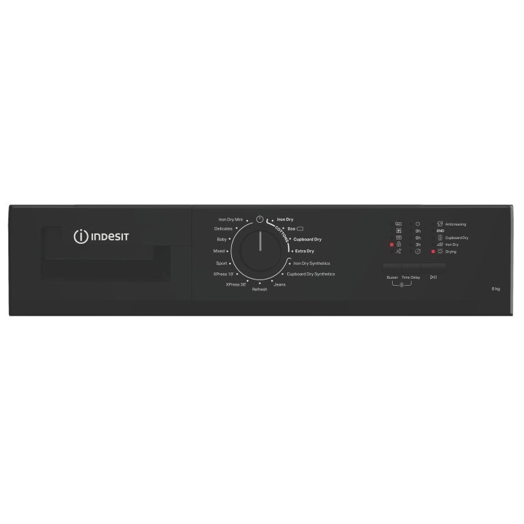 Indesit 8kg Condenser Tumble Dryer - Black - Image 6