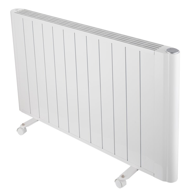 electriQ 2000W Smart WiFi Aluminium Electric Designer Radiator Gloss White Wall Mounted - Energy Efficient Panel Heater - Image 6