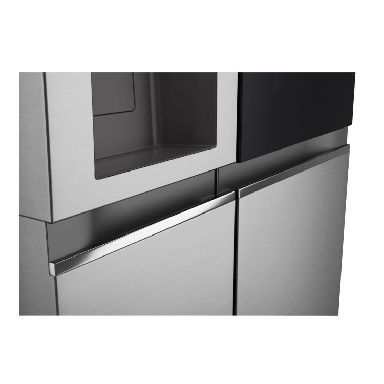 LG InstaView 635 Litre Side-By-Side American Fridge Freezer - Prime Silver - Image 7