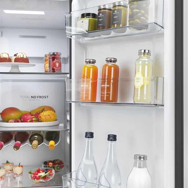 Haier Series 5 601 Litre Side-by-Side American Fridge Freezer - Stainless steel - Image 6