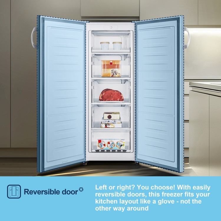 Fridgemaster 165 Litre Freestanding Upright Freezer - White - Image 6