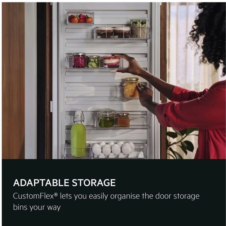 AEG 6000 Series 253 Litre 70/30 Integrated Fridge Freezer - Image 7