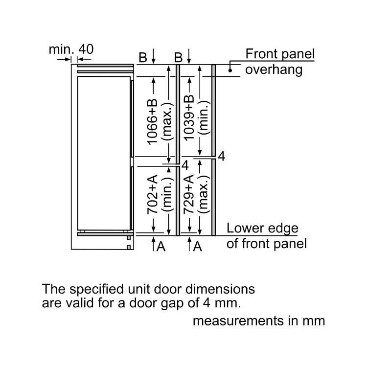 Neff N30 260 Litre 70/30 Integrated Fridge Freezer - Image 8