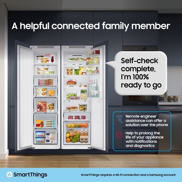 Samsung Series 6 267 Litre 70/30 Freestanding Fridge Freezer - White - Image 8