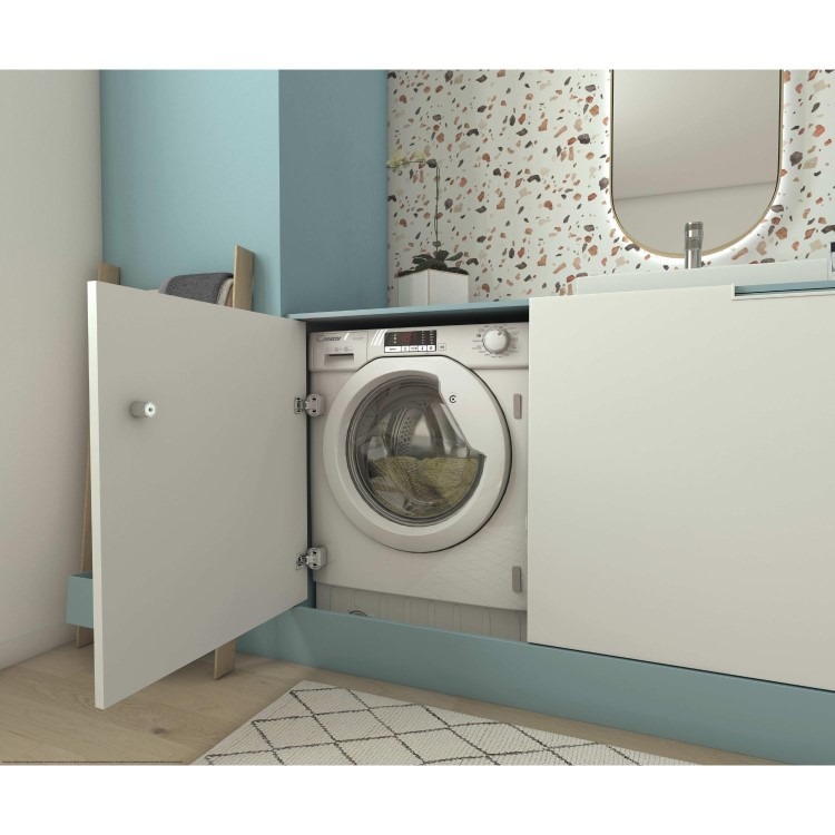Candy Smart 9kg 1400rpm Integrated Washing Machine - White - Image 10