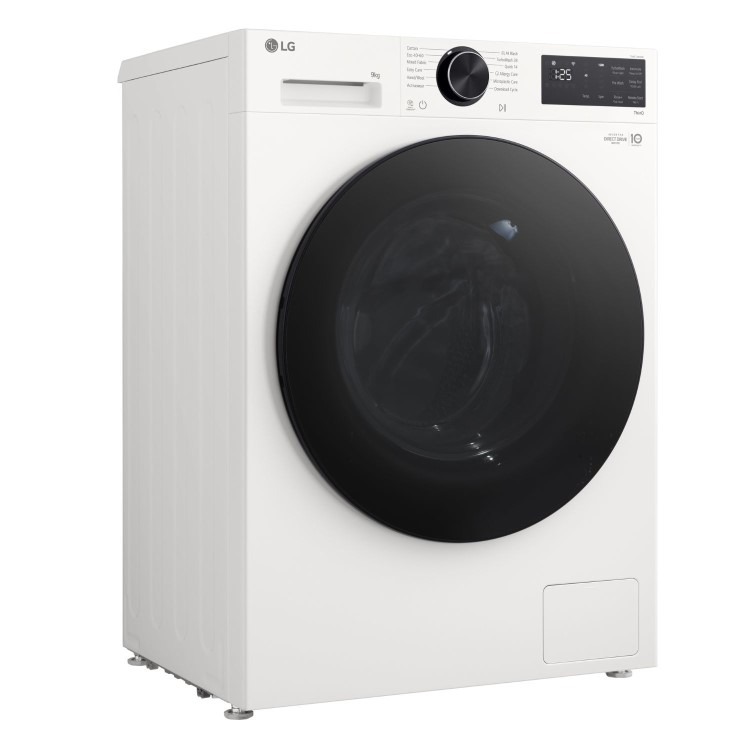 LG Series 3 Counter-Depth MAX™ 9kg 1200rpm Washing Machine - White - Image 6