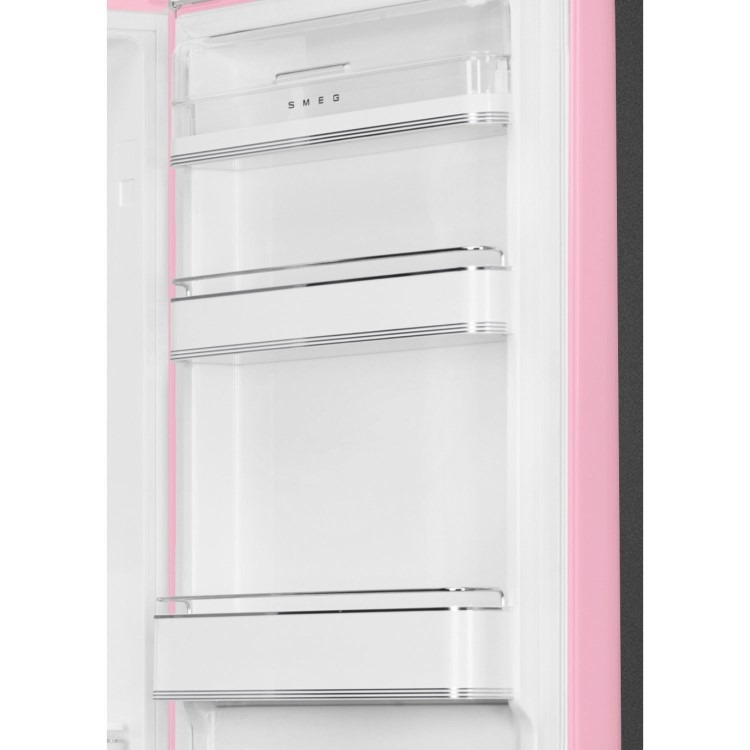 Smeg 331 Litre Fifties Style Right Hand Hinge 70/30 Fridge Freezer - Pink - Image 2